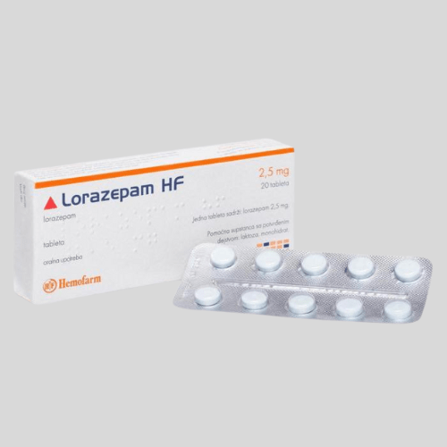 Ativan Lorazepam 2.5mg Made in EU